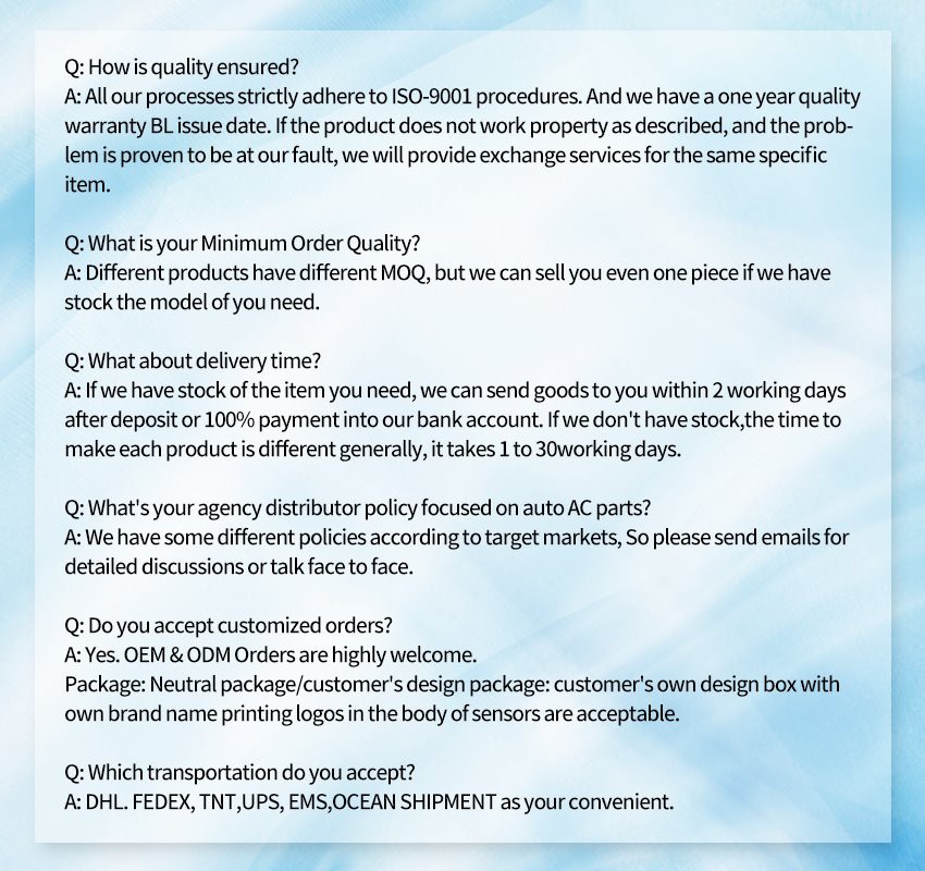 FAQ of Truck Roof Mounted Air Conditioner