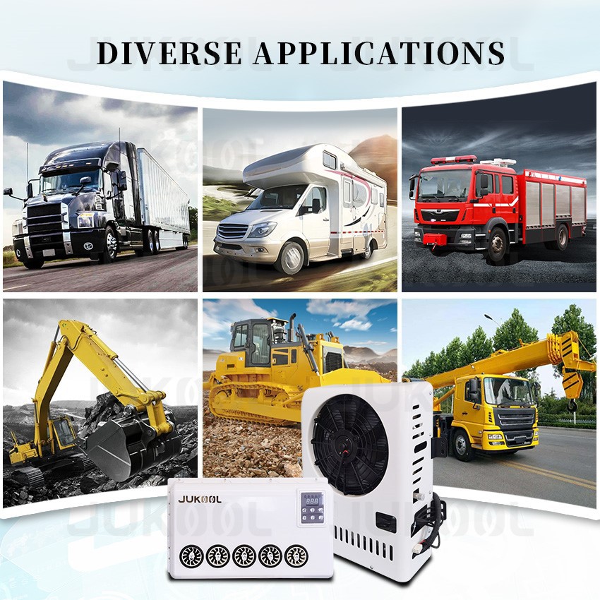 Application of 12v air conditioner for semi truck Application of 12v air conditioner for semi truck